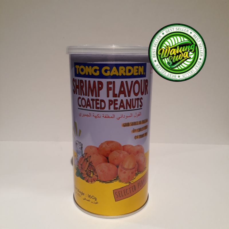 

tong garden shrimp flavour coated peanuts 160gr