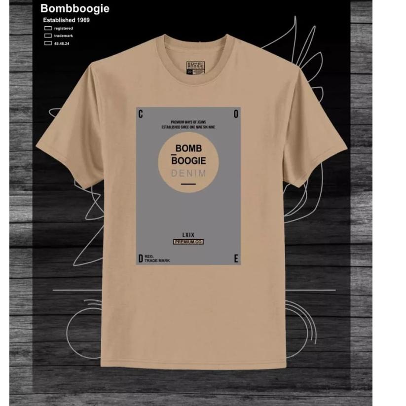 𝕱 Kaos Bombogie Original / Distro Bandung Original/Kaos Pria Distro/Baju Distro Original ↥