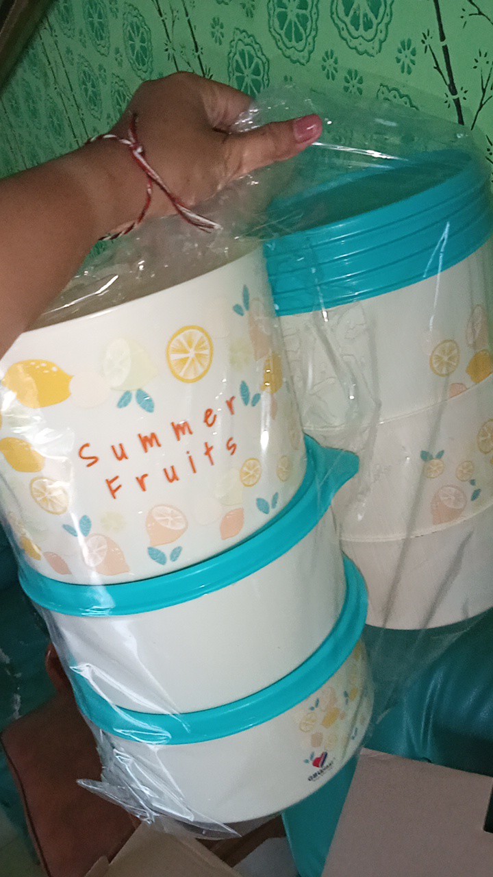 Toples Makanan Summer Joy Round Set