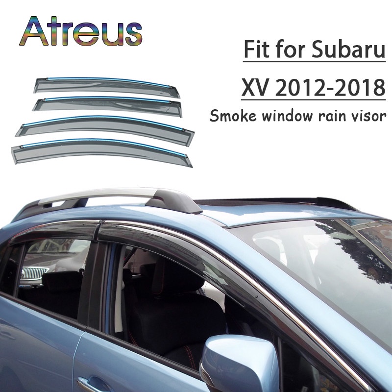 1 Set Aksesoris Sun Visor Jendela Mobil Subaru XV 2012-2018 Bahan ABS