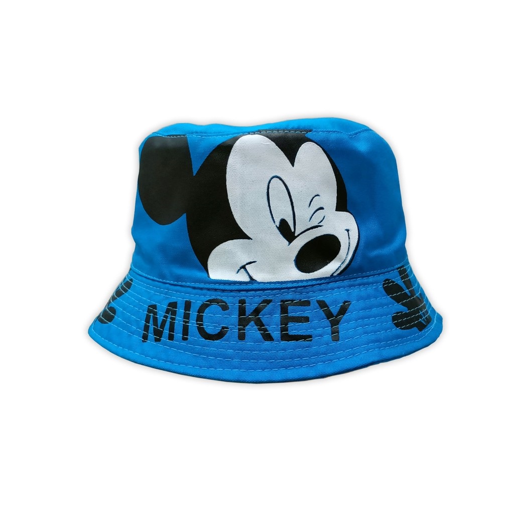 TOPI ANAK PEREMPUAN LAKI LAKI BASEBALL BUCKET HAT ANAK COWOK CEWEK KOREA LUCU 2 3 4 5 6 7 8 9 10 TAHUN FASHION 1 OOTD BUKET ANAK KECIL USIA BALITA AKSESORIS HARIAN SANTAI KADO ANAK COWO CEWE MURAH-Mickey Biru Muda
