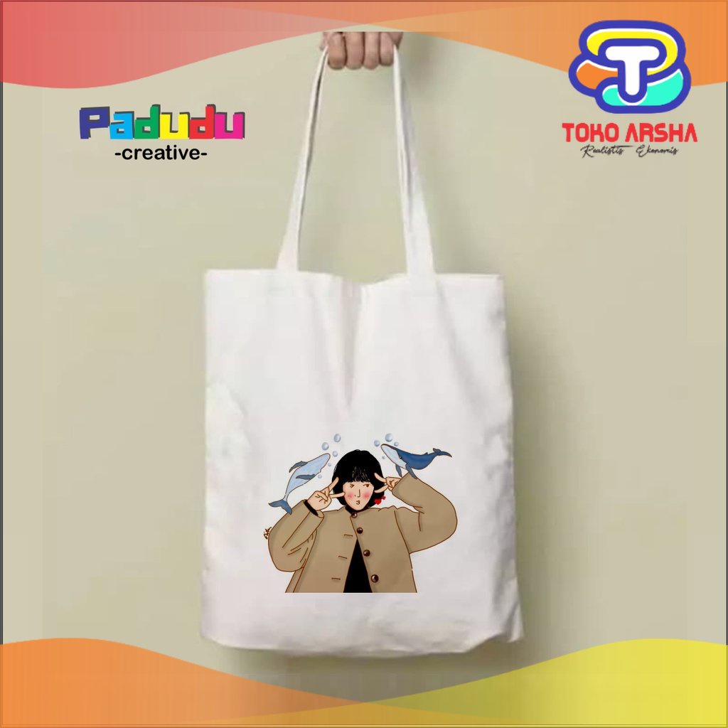 Tas Retro Park Eun Bin a.k.a Woo Young Woo Resleting Totebag Aesthetic Vintage Aesthetic Vintage Tot