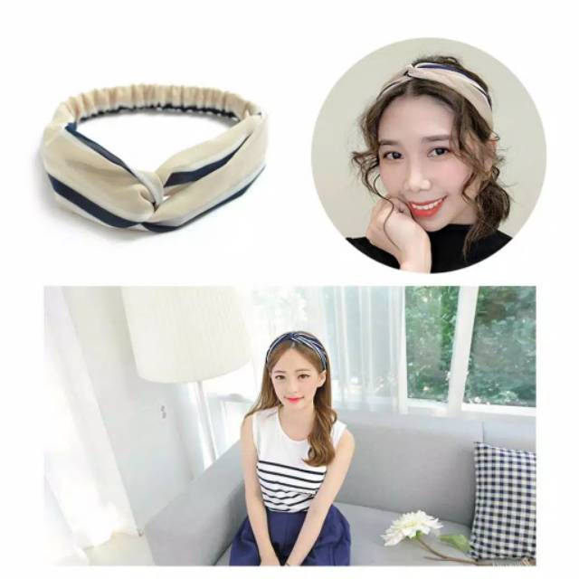 Medan Termurah korean style Motif import bando cantik