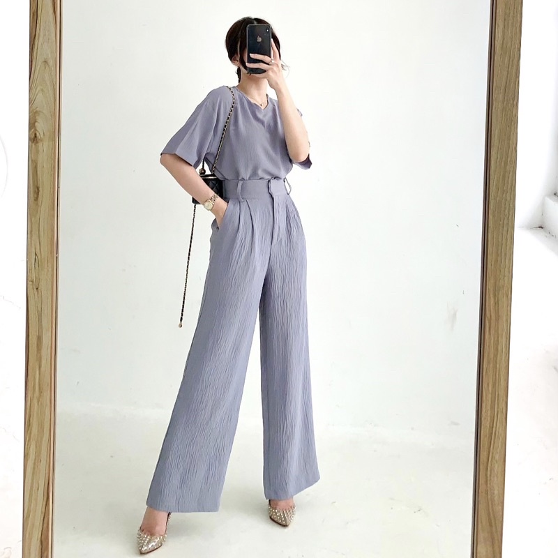 SEAN Set Monere | STOK ADA ✅-Ash Blue