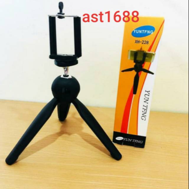 Jual Kaki Tripod Tongsis Yuenteng Free Holder U Warna Hitam Shopee