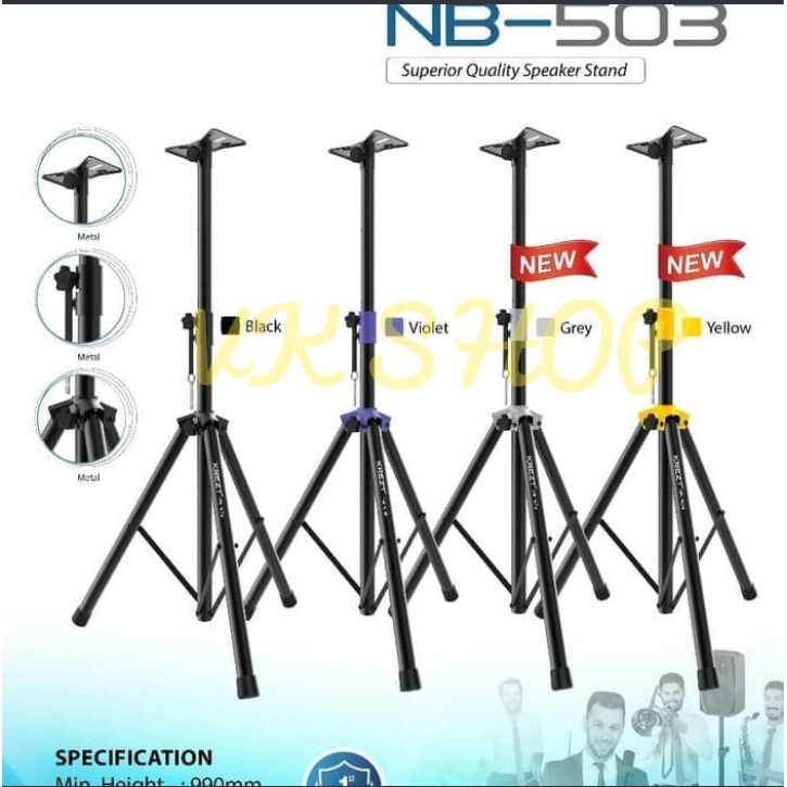 Stand Speaker Aktif - Tripod Krezt NB 503/ NB503 Original