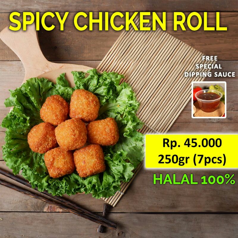 

Spicy Chicken Roll (Frozen)