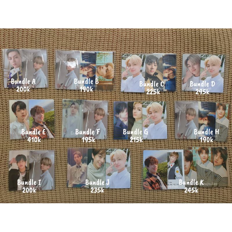 Photocard Enhypen Sg21 Jay, Lightstick, Jake kemeja, Jake Dawn A, Uni Bdc Sunghoon, Jay Balon, Tradi
