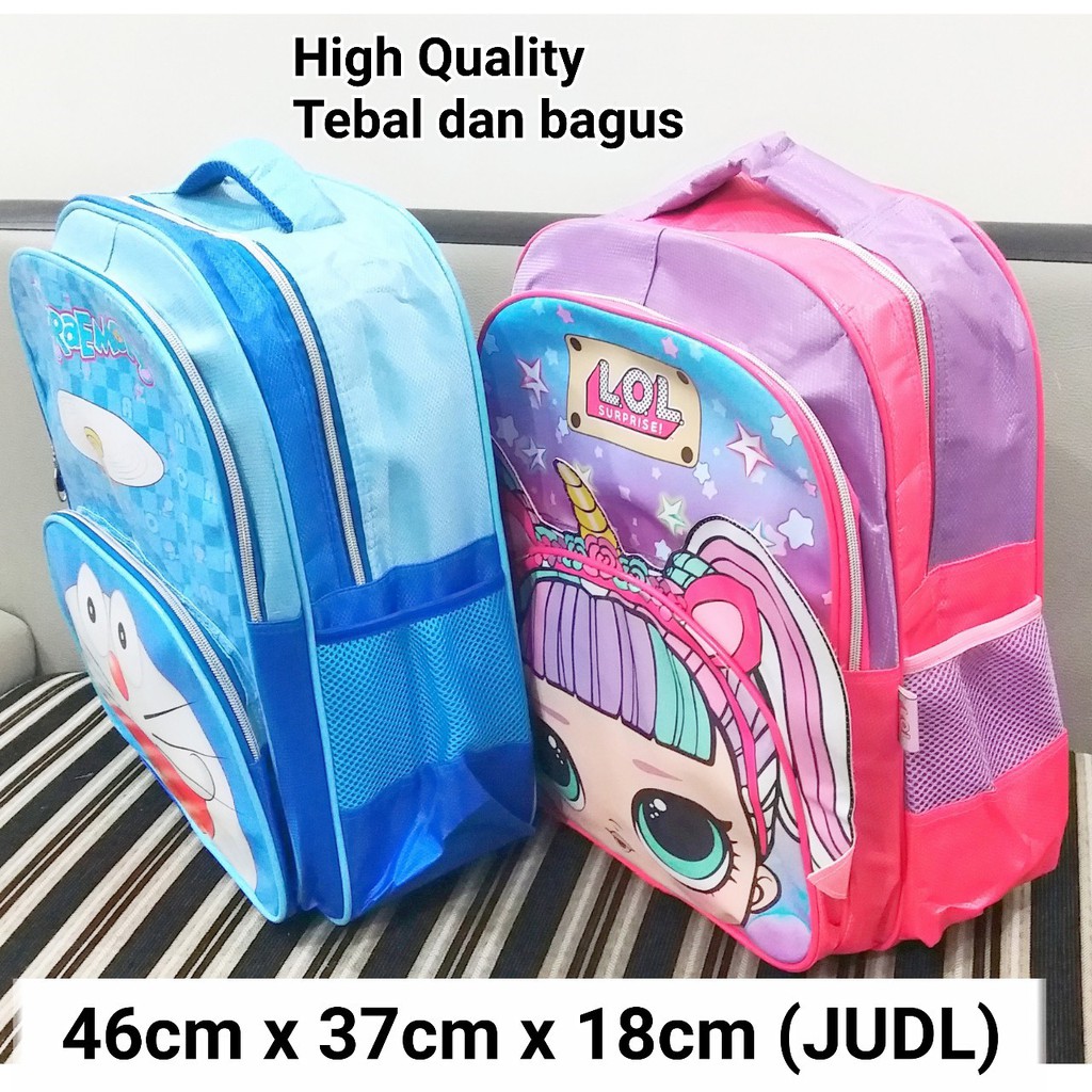 tas ransel jumbo unicorn LOL doraemon JUDL tas ransel sekolah anak