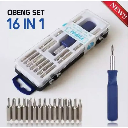 Trend-Obeng Set 16 in 1 / Mini Tool Kid Obeng 16in1