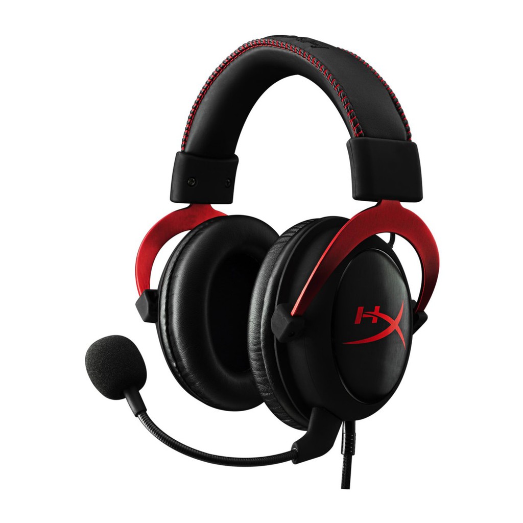 Headset HyperX Cloud 2 / II 7.1 Surround Sound - Gaming - Red - Gun Metal