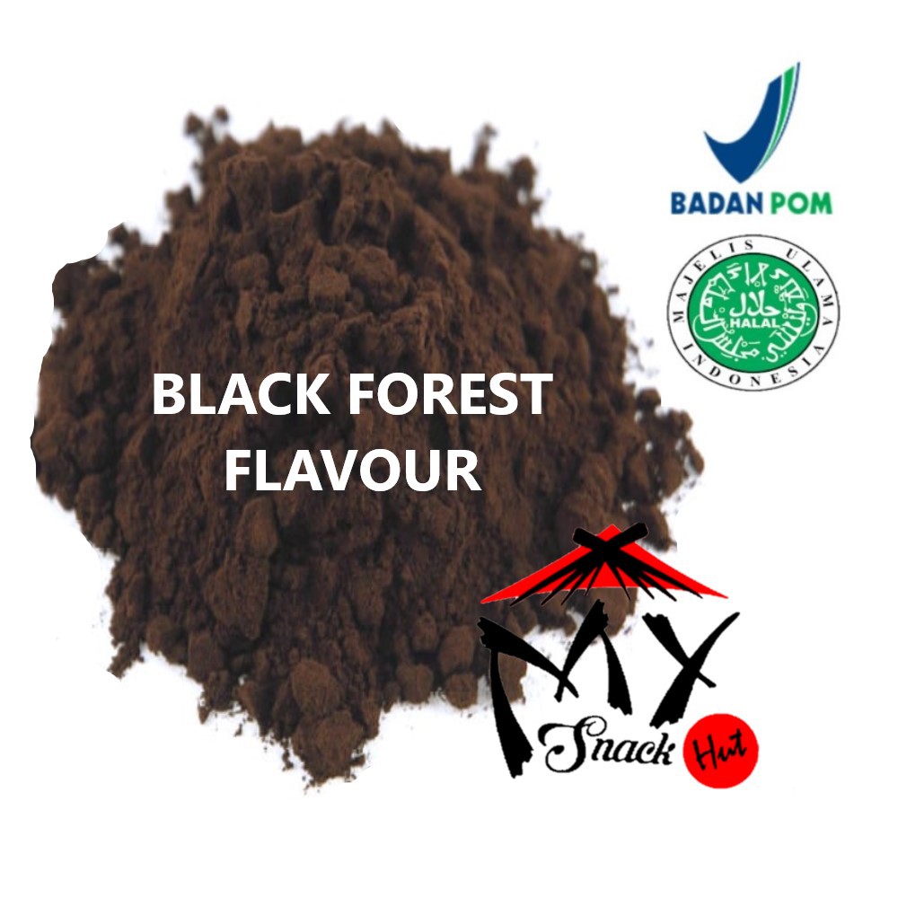 BLACKFOREST FLAVOUR POWDER 50GR - BIANG PERASA BLACK FOREST FLAVOR BUBUK - PERISA MINUMAN KUE PURE