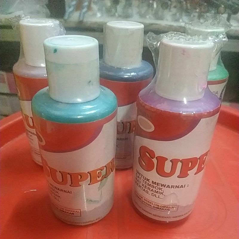Pigmen pewarna cat tembok water based 100gr Supertex