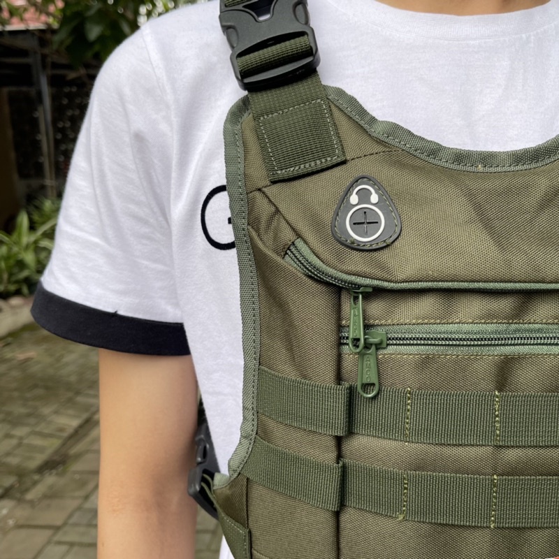 CHEST RIG BAG ORIGINAL NR-59 / TAS DADA PRIA ORIGINAL NR-59 V09 GREEN