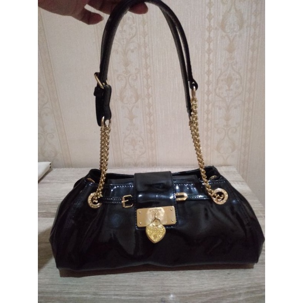 TAS PESTA SLING RANTAI LOVCAT GLOSSY PRELOVED