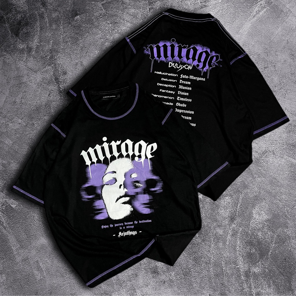 [Oversize] BAJU KAOS OVERSIZE / OVERSIZE T-SHIRT &quot;mirage&quot;