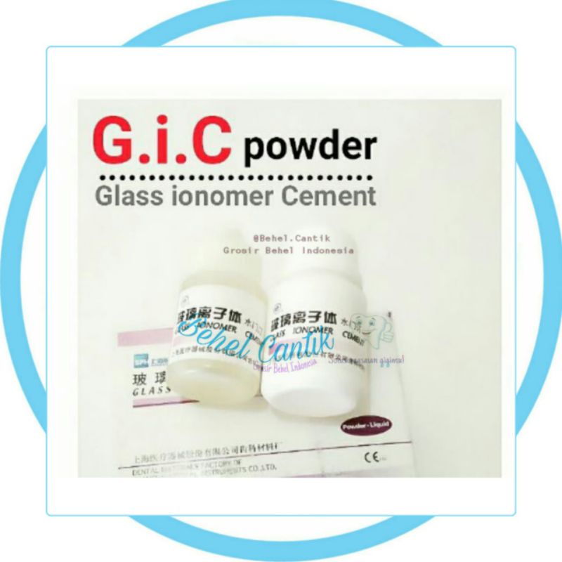 Lem Bubuk GIC (Lem Tambal Gigi/Lem Behel Non Laser)