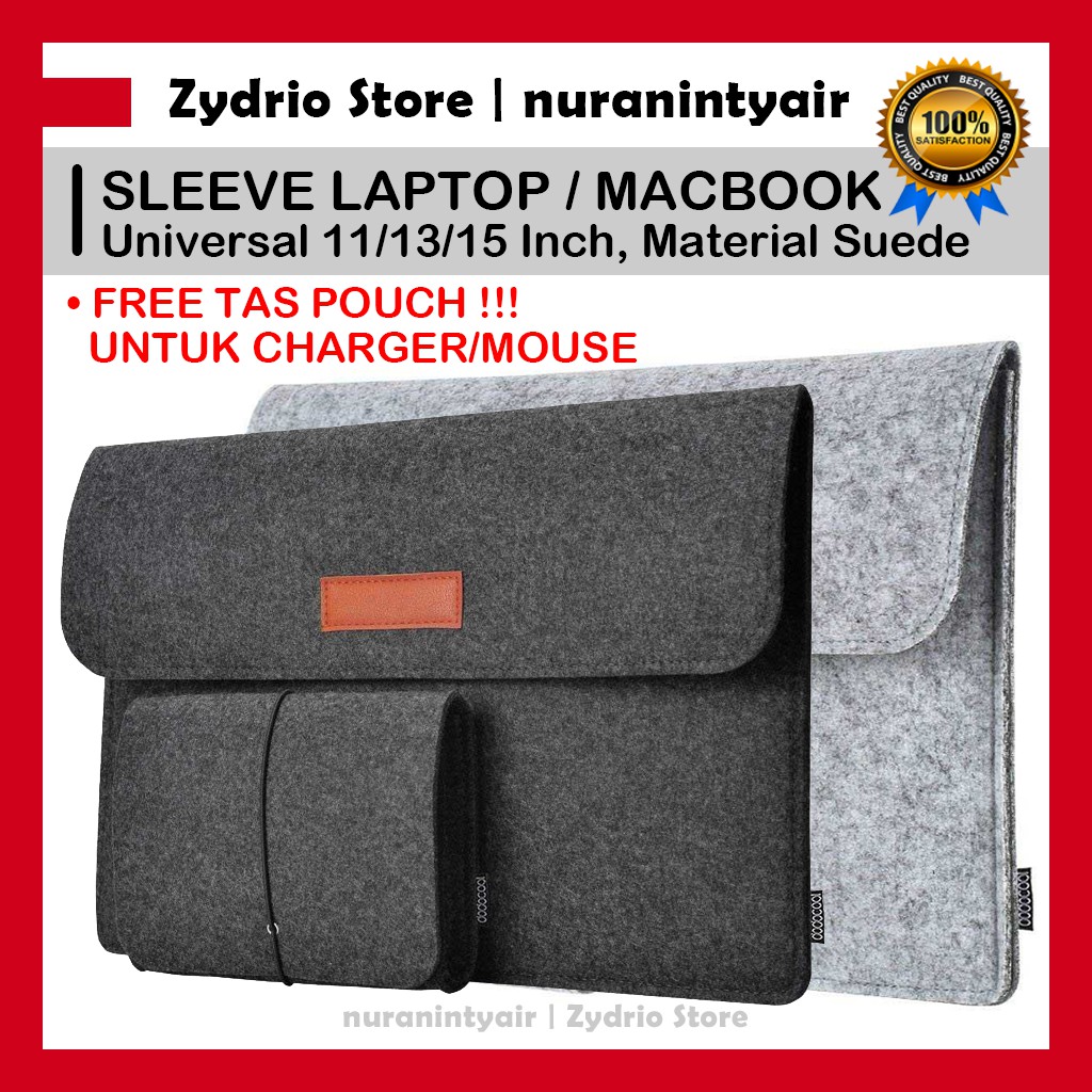 Tas Laptop Laptop Macbook Pro Air 11 13 15 Inch Sleeve Universal 11/13/15 Inch Tas Laptop Sleeve