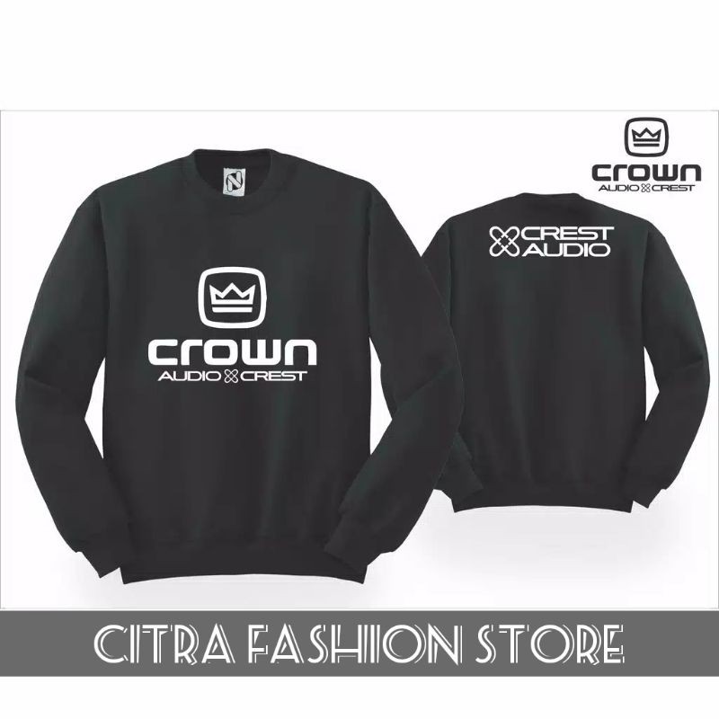 Sweater Audio Crown Cotton Fleece
