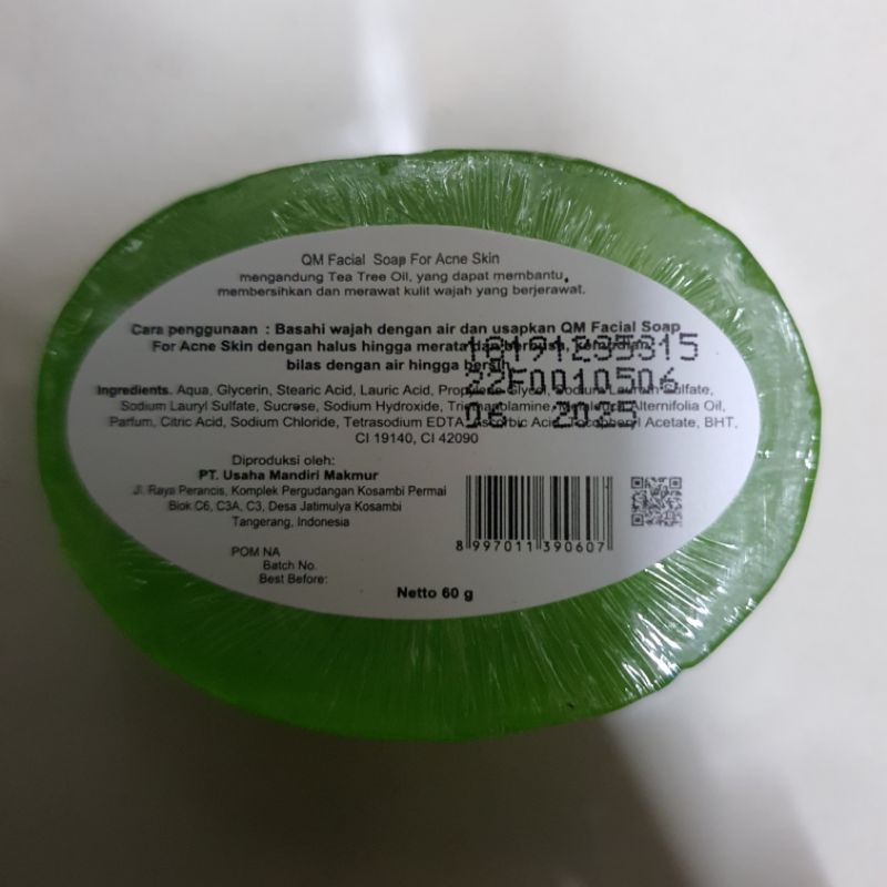 Facial Soap QM for acne skin 60g