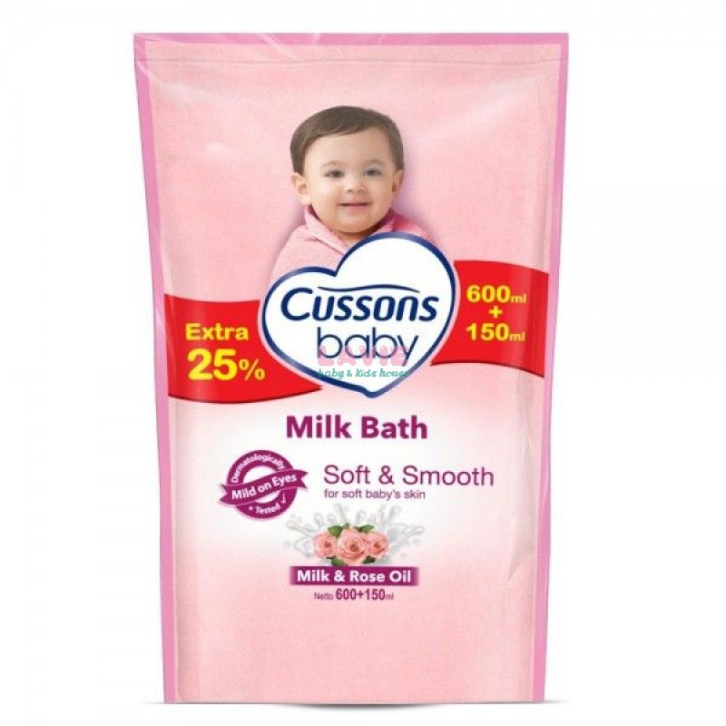 Sabun Cussons Baby Hair &amp; Body 600ml Bonus 150ml