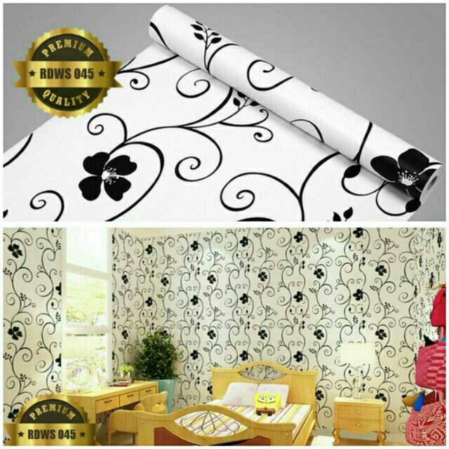 20+ Inspirasi Wallpaper Motif Bunga Hitam Putih - Neng Eceu