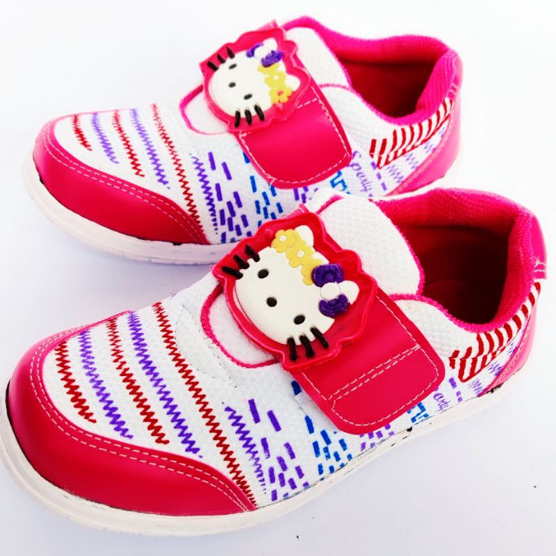 Sepatu anak perempuan/cewek SD dan TK lucu Hello Kitty 26-30