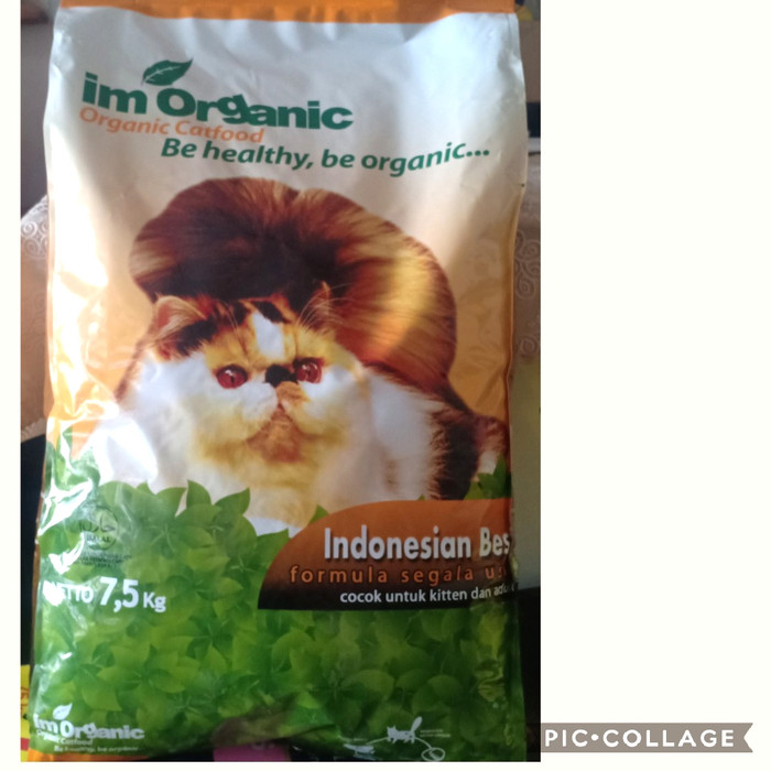 NEW Im Organic Indonesian Best 7,5 kg makanan kucing Im Organic