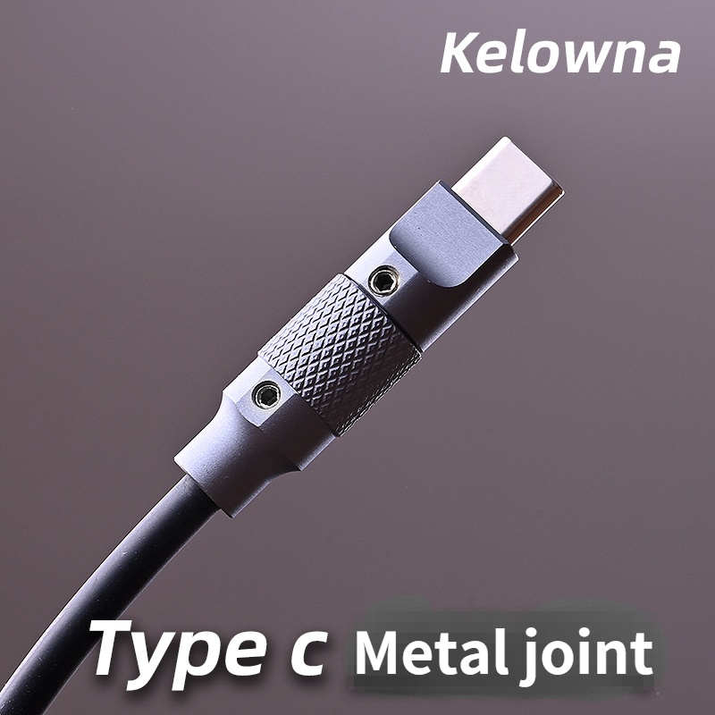 Kelowna Type-C Metal Connector Type-C Shell Customized Data Cable USB Data Cable Plug