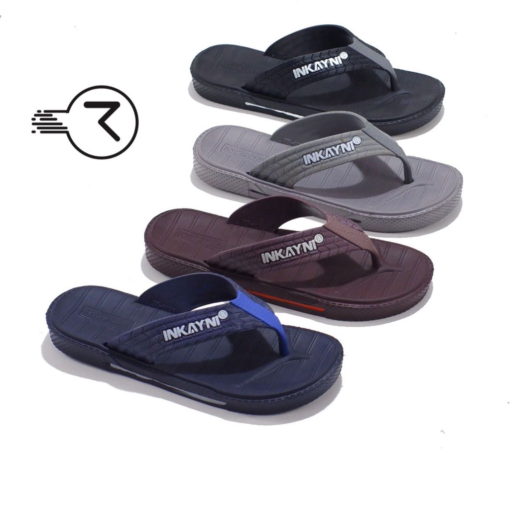 sandal pria karet sandal jepit pria harian anti air