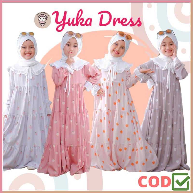 Afsheenastore Gamis Anak Yuka Dress