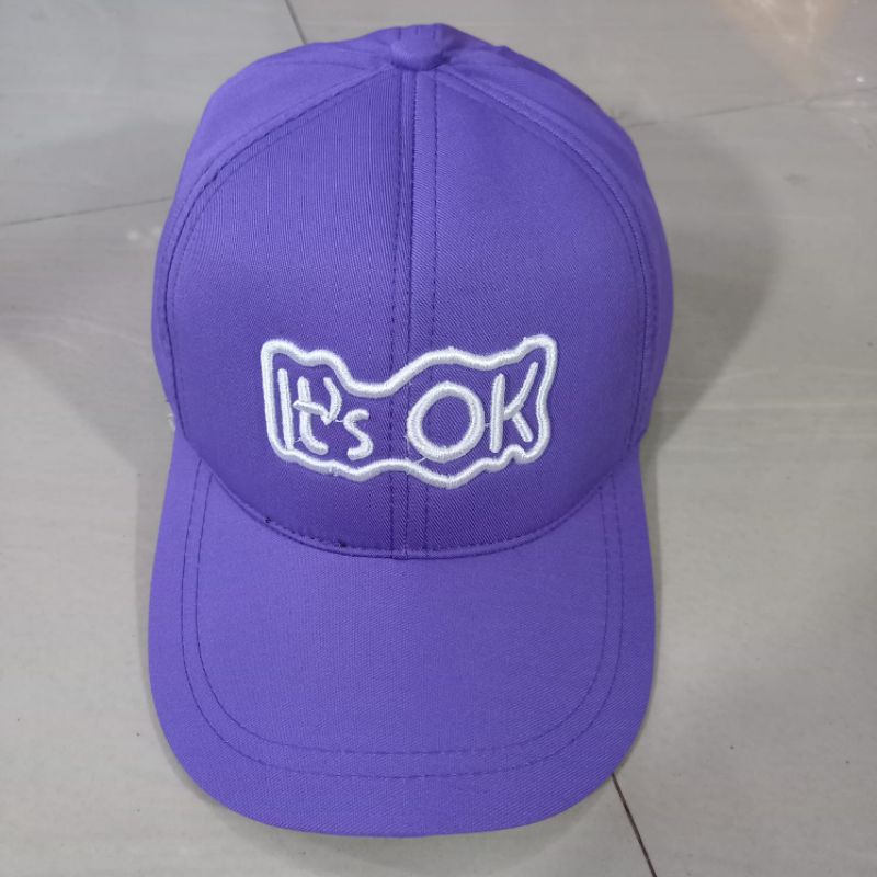 Topi Baseball Anak Bordir its ok // Good Day // Feel Good-9
