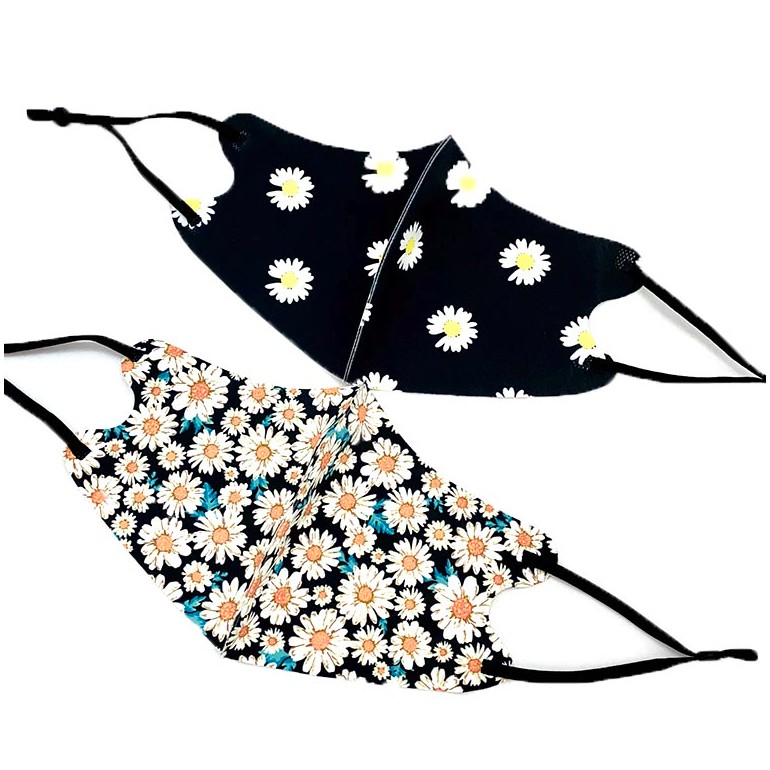 

La Floret Masker kain 3D integrated Silk Cotton Floral Korea design Mask
