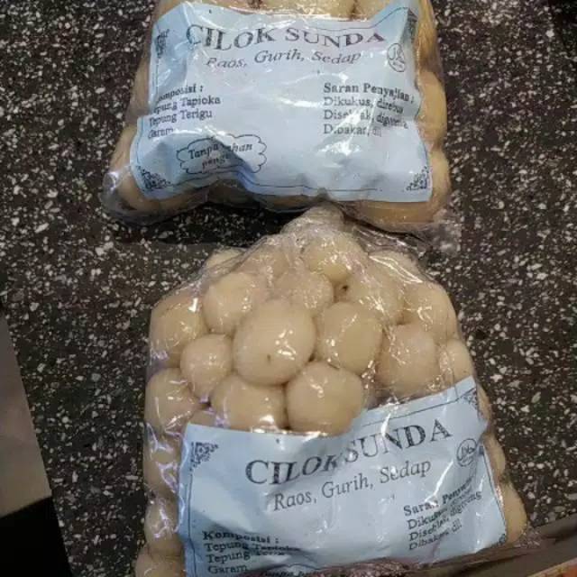 

Cilok Sunda Besar dan Kecil