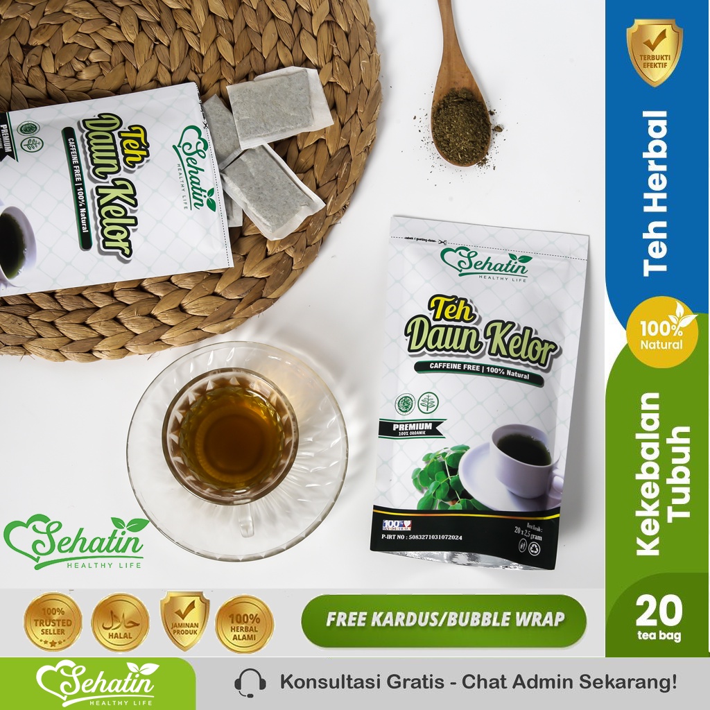 TEH CELUP DAUN KELOR 100% Organik Asli Anti-Kanker, Diabetes, Tingkatkan Imunitas dan Kekebalan Tubuh Original