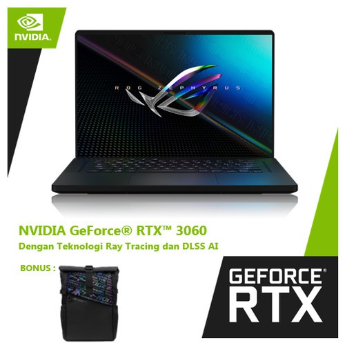 ASUS ROG Zephyrus M16 GU603HM I7-11800H 16GB 1TB SSD RTX3060 W10 165Hz