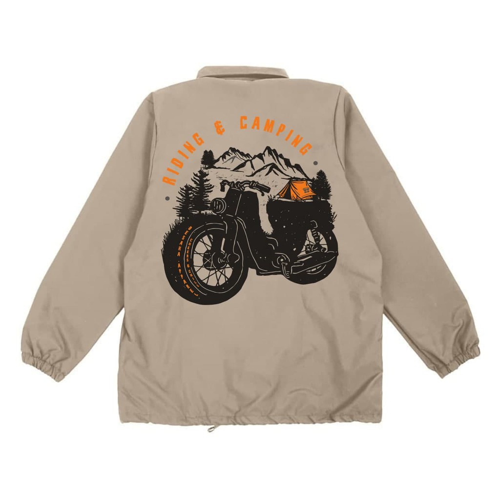 Coach jaket cocah pria wanita Riding camp