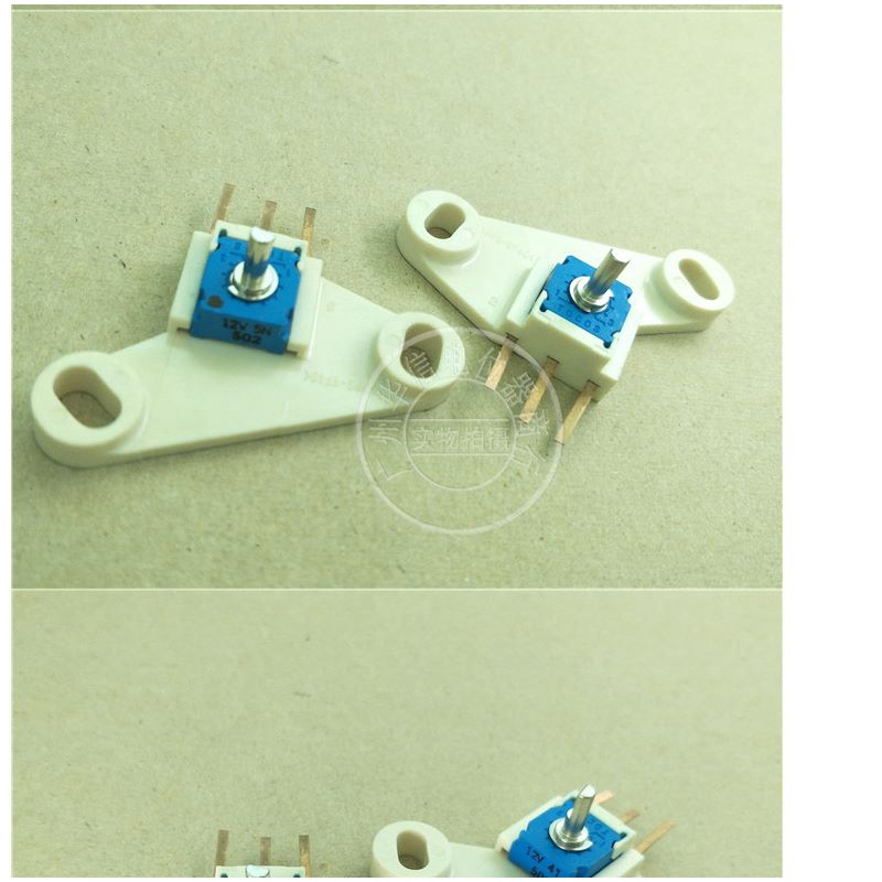 5pcs TOCOS RVQ121 Potentiometer Keramik 12V 502 5K Dengan Papan PPS-GF40 360 Rpm