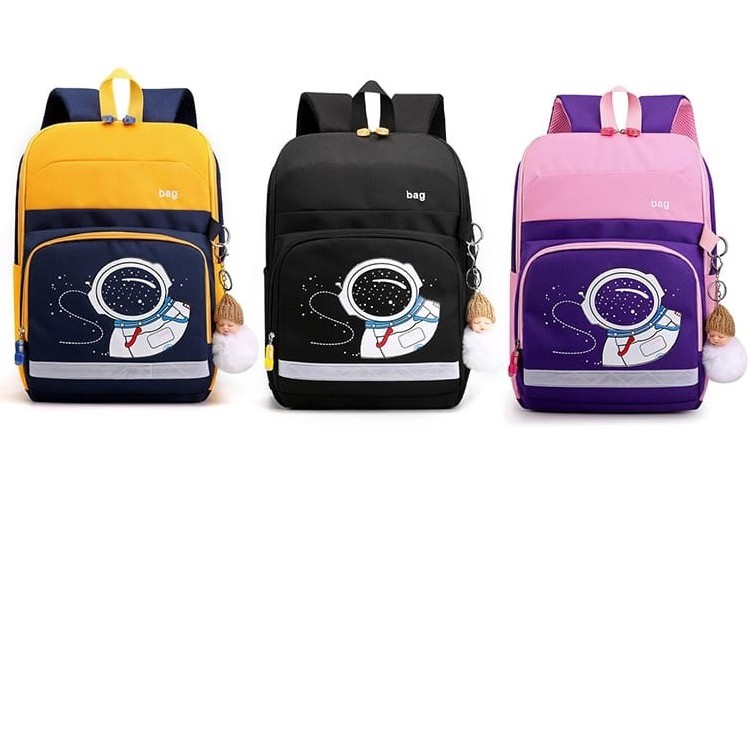 Tas Sekolah Anak Perempuan Laki2 Murah TK, SD, SMP Model Style Korean Tas Ransel Astronot Anak