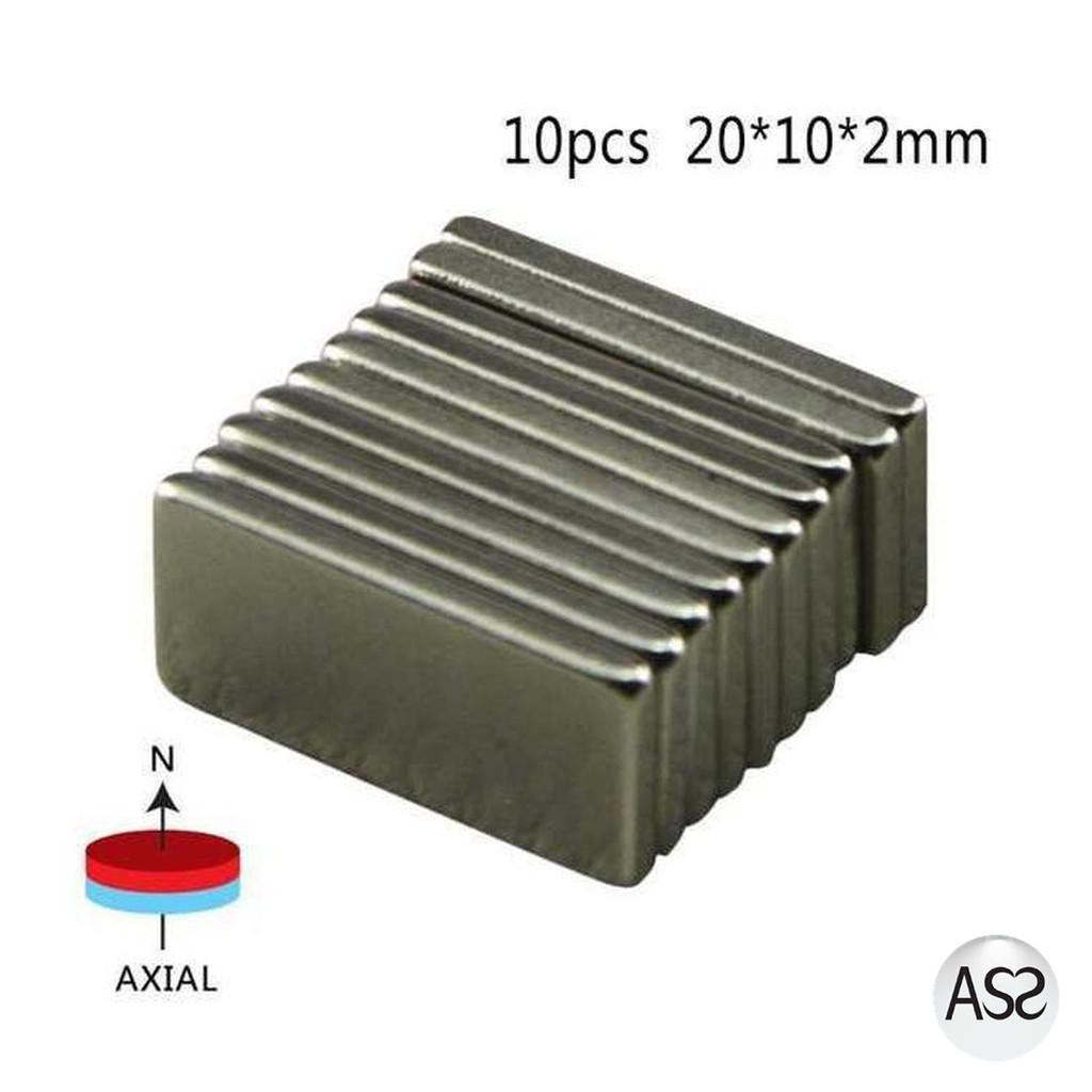 ASS Shop - Strong Neodymium Magnet NdFeB N35 10PCS - MAG1