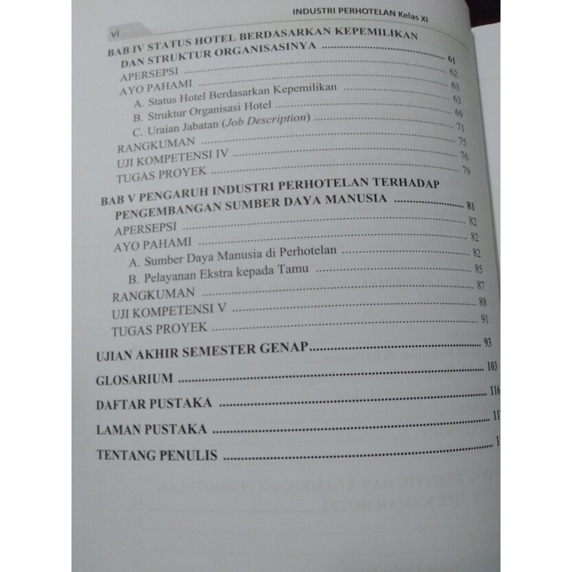 Buku Industri Perhotelan Di Bidang Keahlian Pariwisata Smk Mak Kelas Xi Shopee Indonesia