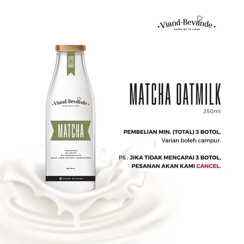 

Viand Bevande - Oatmilk Matcha 250ml