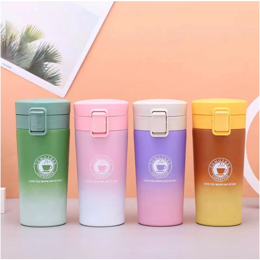 Termos Kopi ORIGINAL Travel Mug Coffee Tahan Air Panas &amp; Dingin Coffee Cup B46 Stainless Steel