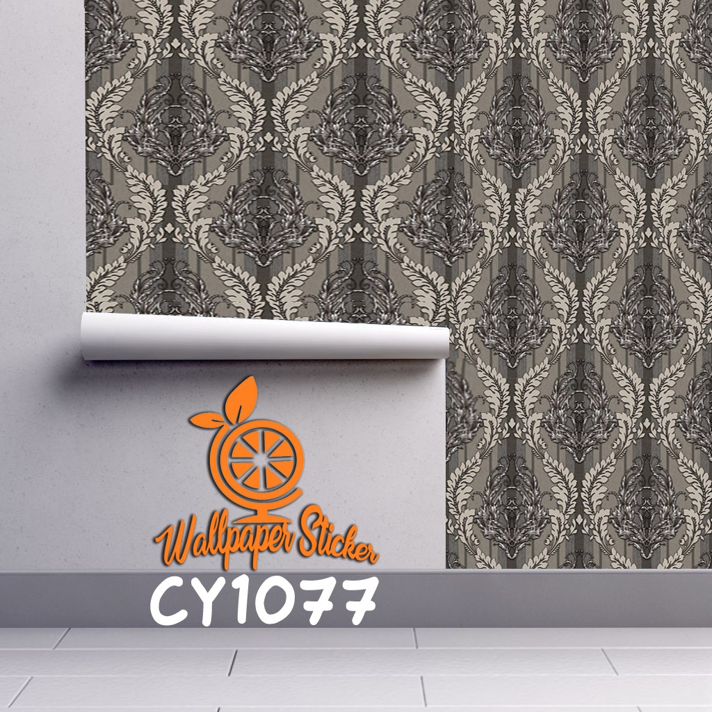 Wallpaper Dinding Wallpaper Stiker 3d Wallpaper Ruang Tamu Cy 45Cm X 10M Motif Batik Aesthetic-6