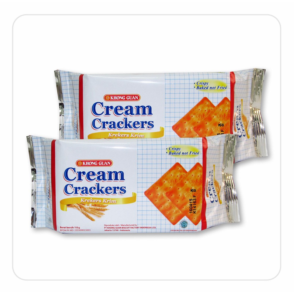 

Khong Guan Cream Crackers Biskuit 115gr