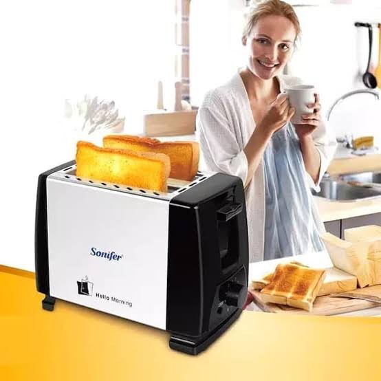 Toaster Sonifer Alat Pemanggang Roti SF-6007 Otomatis Loncat