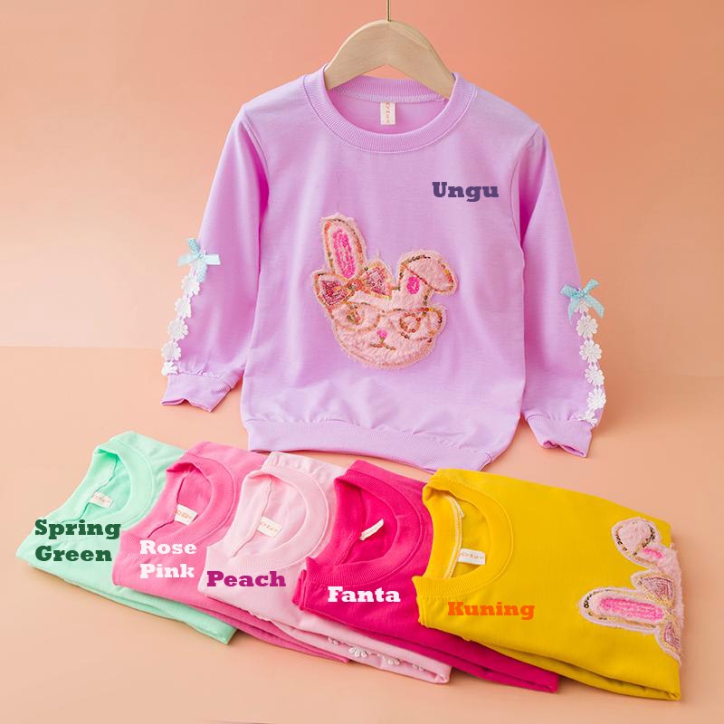 Kaos Anak Perempuan 6-12Tahun/Switer Anak Perempuan Import/Sweater Import anak-anak