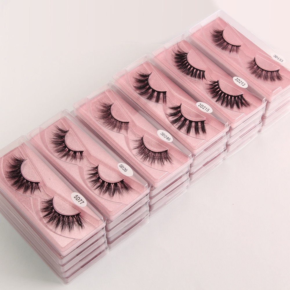 MAGEFY 3D False Eyelashes Natural Lashes Handmade Fluffy Wispy Glam