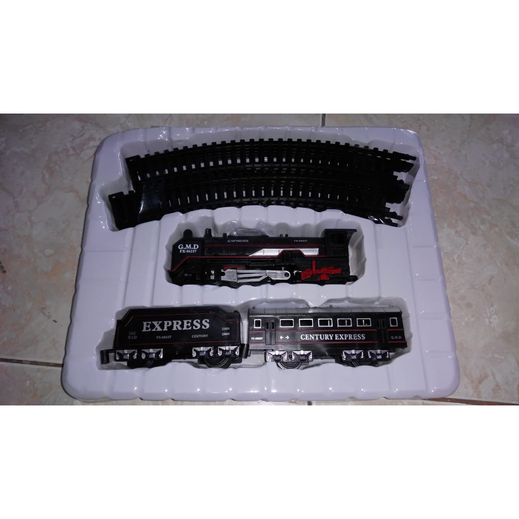 RAIL KING Express Train Mainan Kereta Api Anak-Anak Isi 13pcs