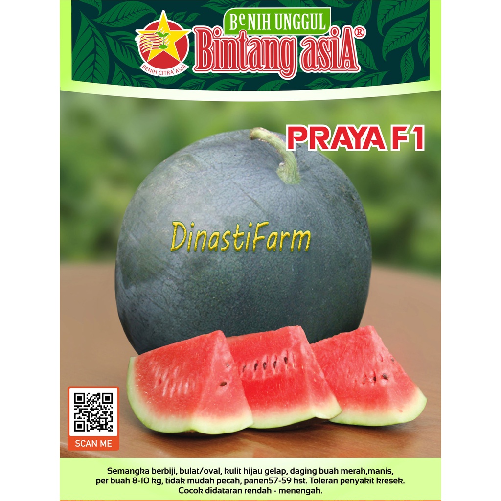 Semangka Merah Praya F1 Kemasan 20gr